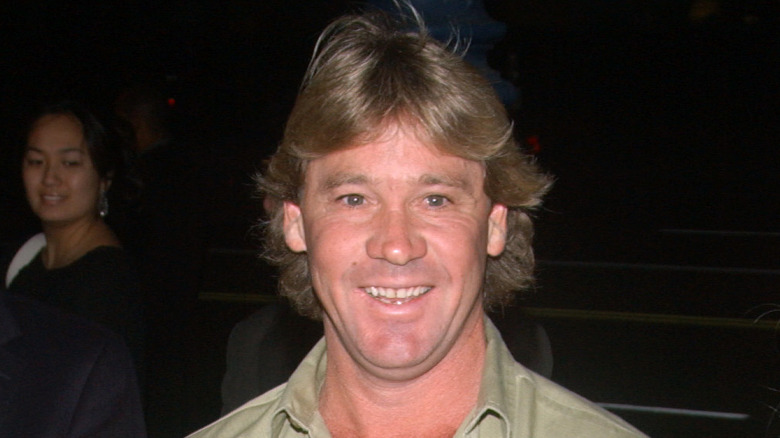 Steve Irwin smiling