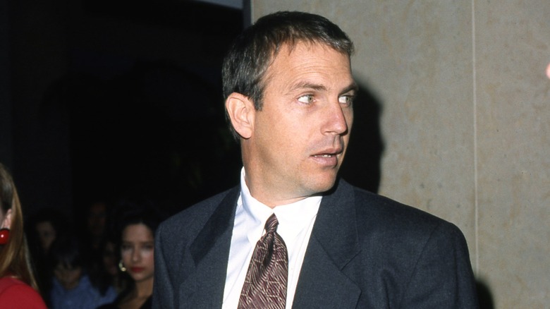 Kevin Costner looking away