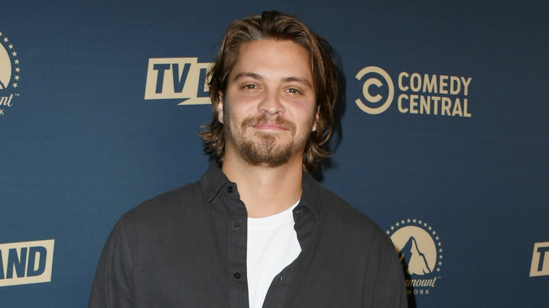 Luke Grimes smiling