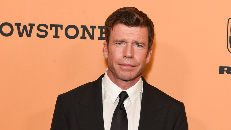 Taylor Sheridan posing