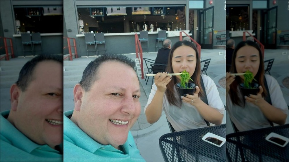 David and Annie Toborowsky out to eat