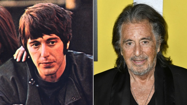 Young and old Al Pacino image split