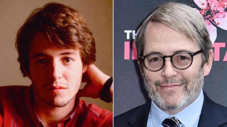 Young and old Matthew Broderick image split