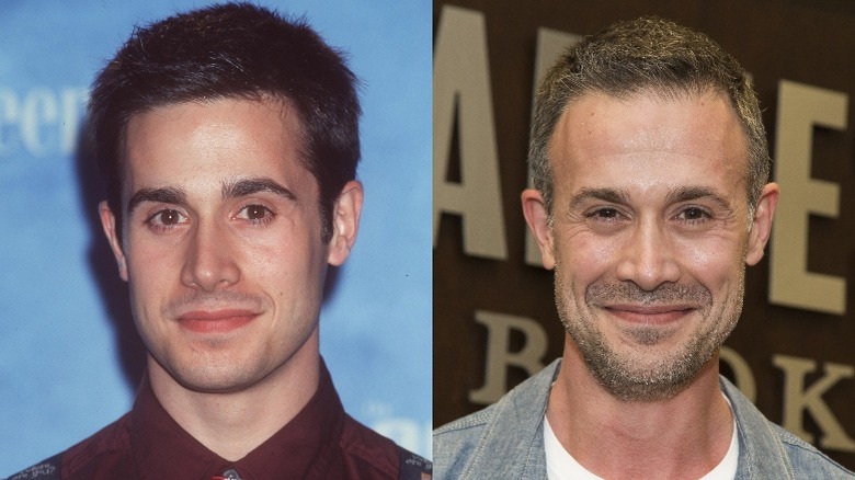 Freddie Prinze Jr. smiling, then and now