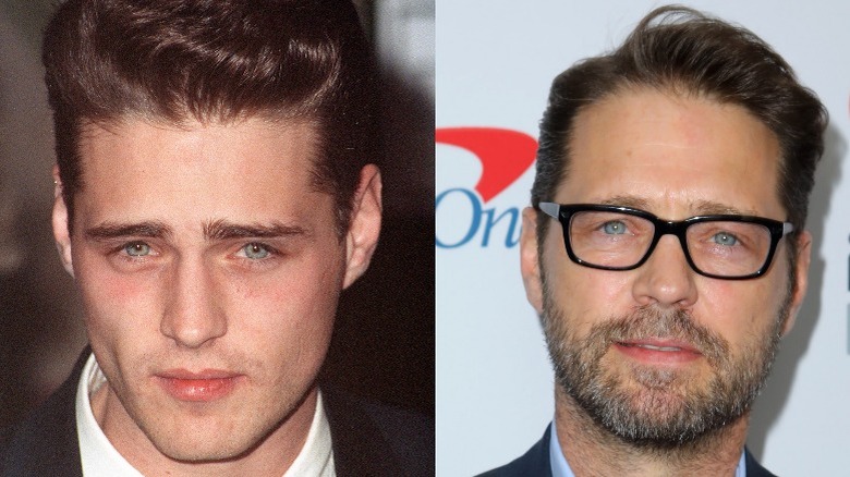 Jason Priestley looks on, then and now