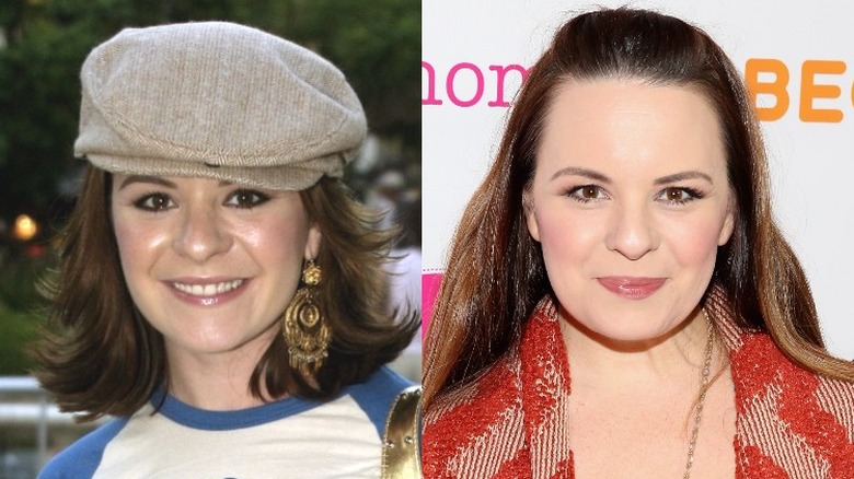 Jenna von Oy smiling, then and now