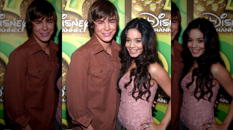 Zac Efron, Vanessa Hudgens smiling 