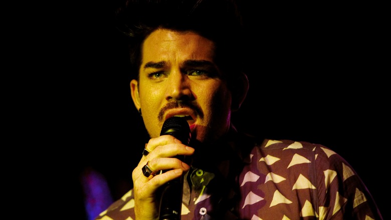 Adam Lambert singing in 2013