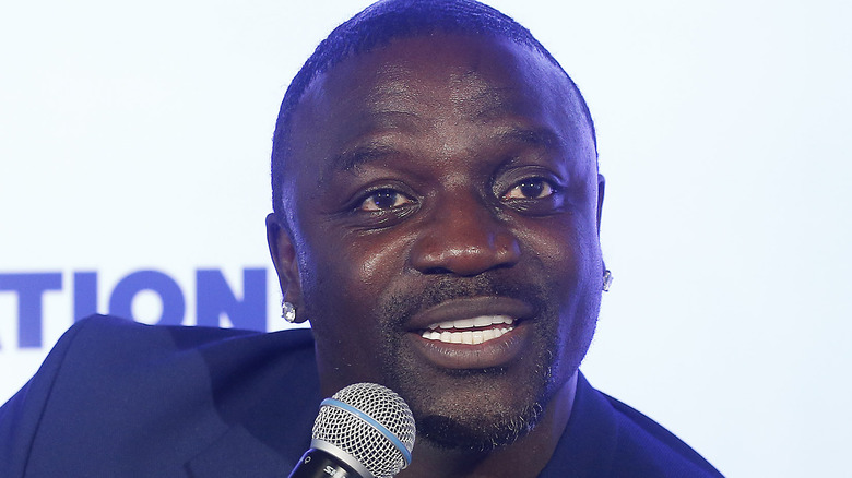 Akon speaking