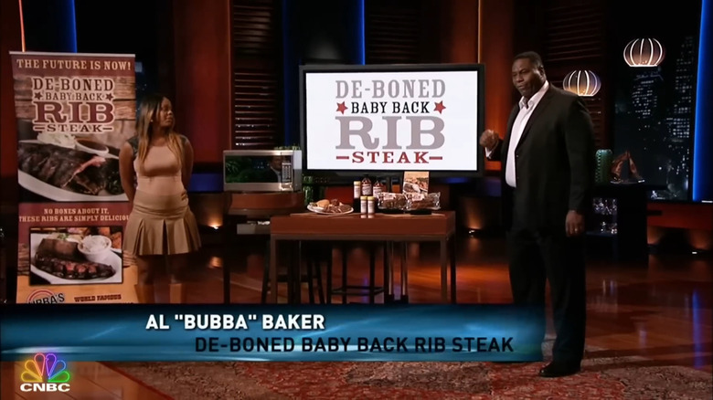 Al "Bubba" Baker and his daughter on Shark Tank