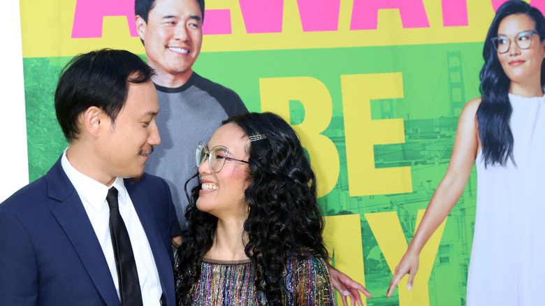 Justin Hakuta and Ali Wong smiling