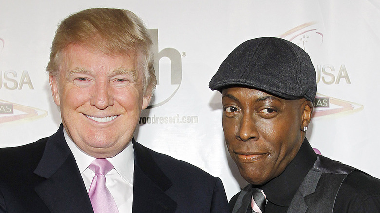 Donald Trump and Arsenio Hall