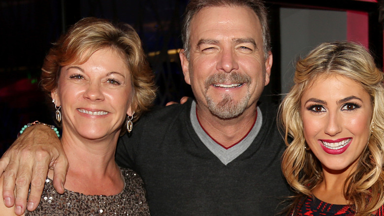 Bill Engvall with wife and Emma Slater