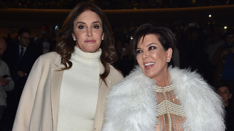 Caitlyn Jenner, Kris Jenner posing