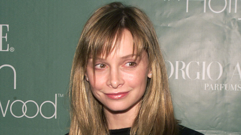 Calista Flockhart looking off camera 