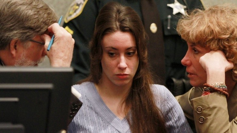 Casey Anthony with her lawyers