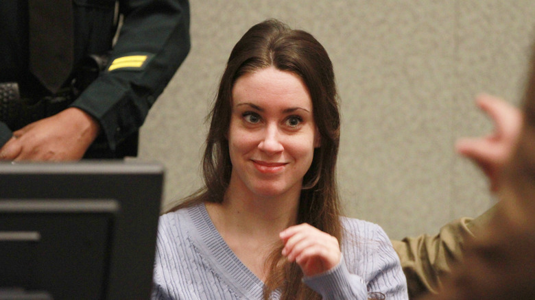 Casey Anthony smiling