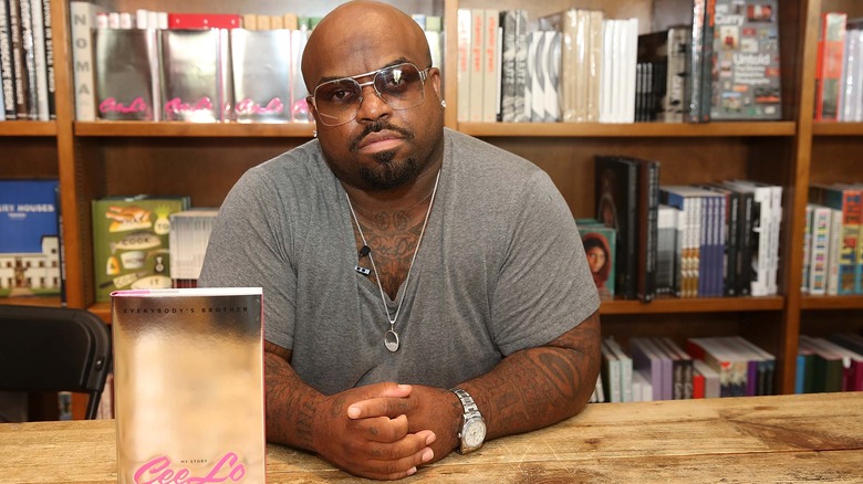 CeeLo Green posing with memoir