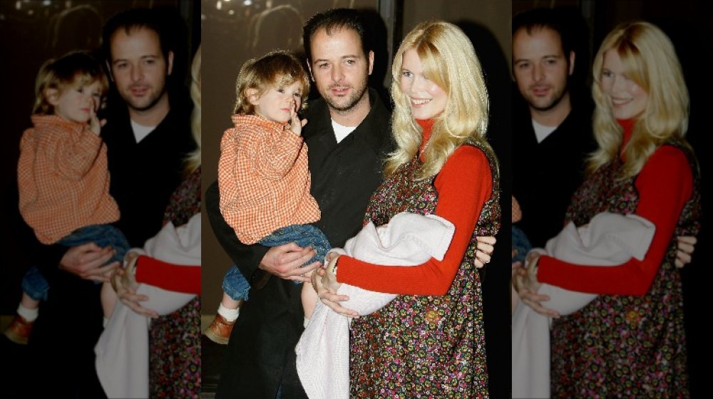 Matthew Vaughn, Claudia Schiffer with children, Caspar and Clementine