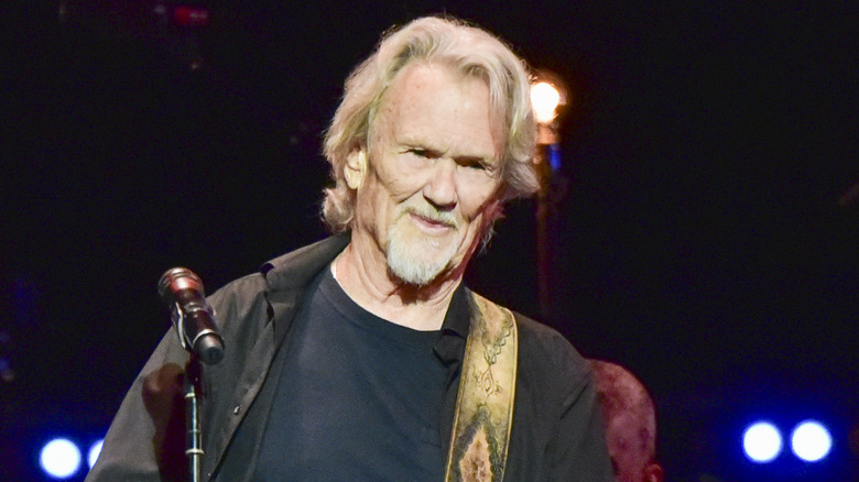 Kris Kristofferson performing 