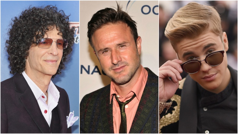 Howard Stern David Arquette Justin Bieber 