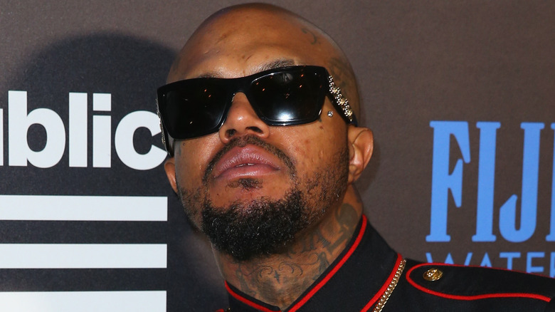 DJ Paul wearing dark glasses