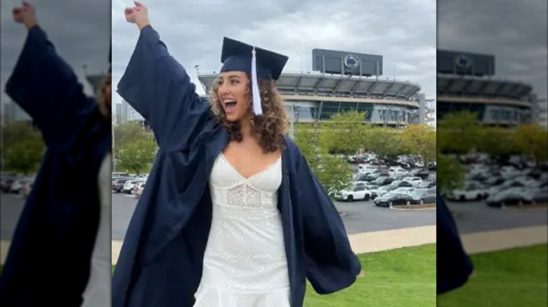 Gia Duddy celebrates graduation