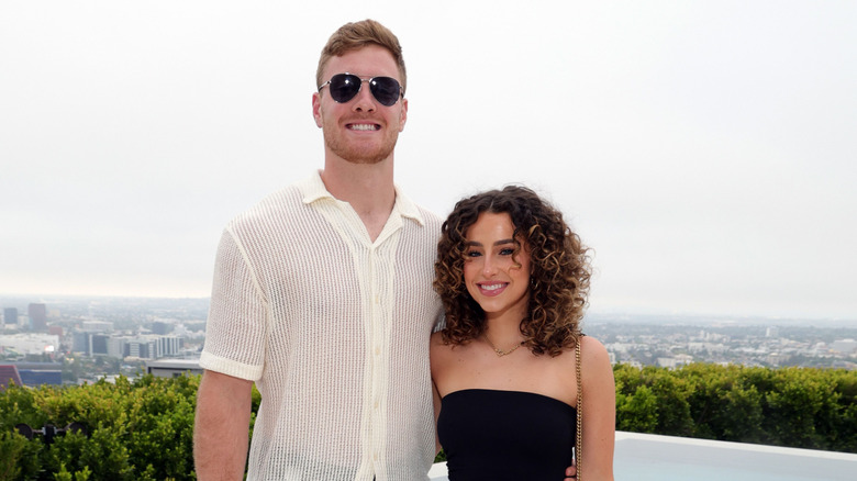 Gia Duddy all smiles at NFL draft