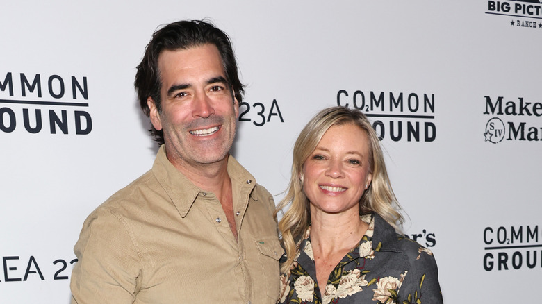 Carter Oosterhouse and Amy Smart at the screening of Common Ground