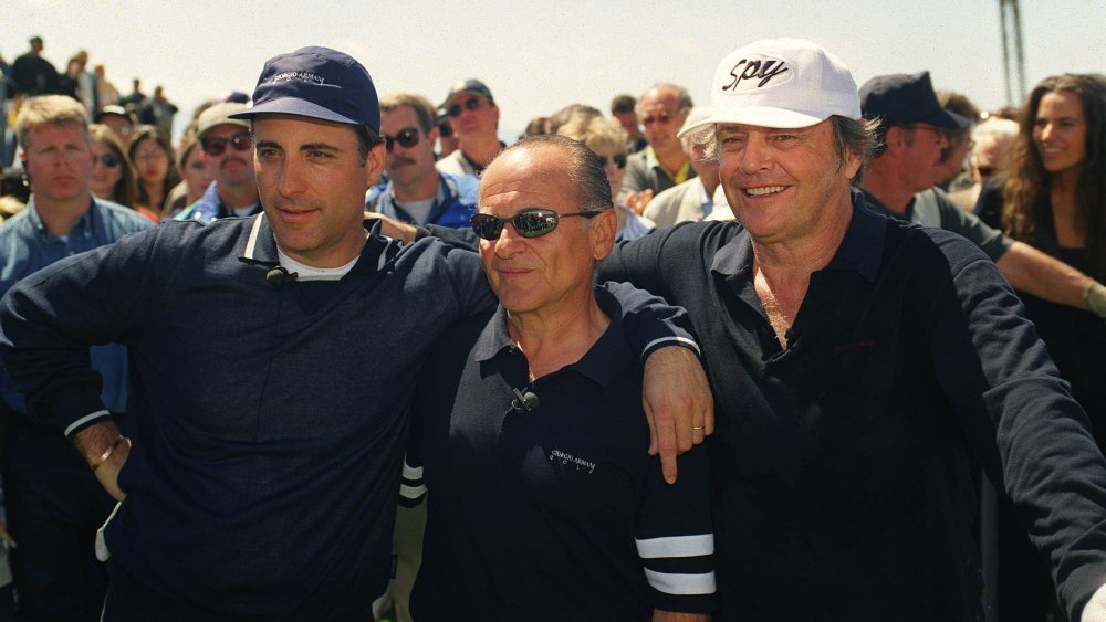 Andy Garcia, Joe Pesci, and Jack Nicholson at a golf tournament