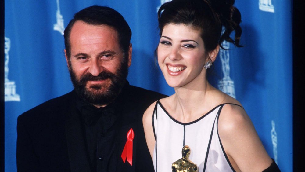 Joe Pesci and Marisa Tomei at the 65th Annual Academy Awards