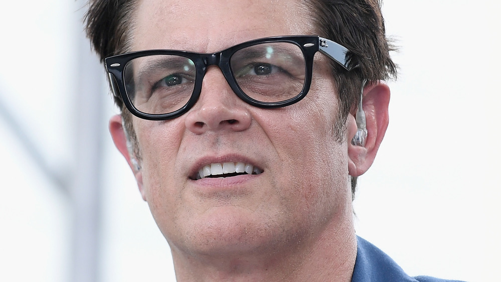 Johnny Knoxville posing for cameras