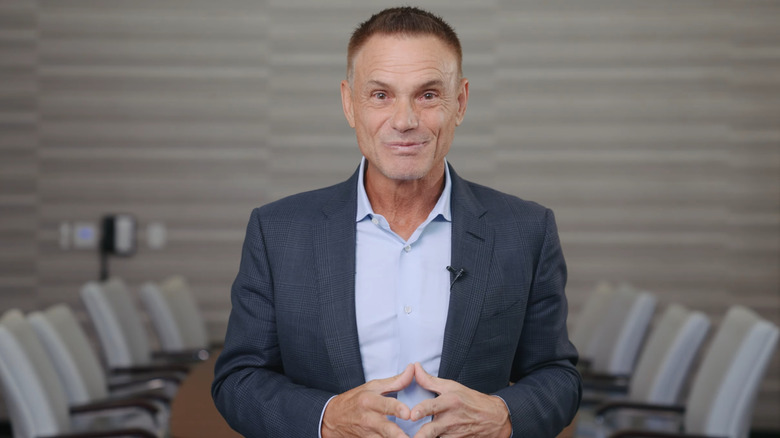 Kevin Harrington in board room