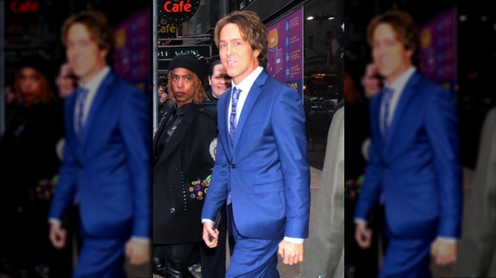 Larry Birkhead smiling at Good Morning America 