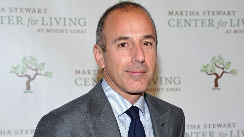 Matt Lauer Martha Stewart red carpet 