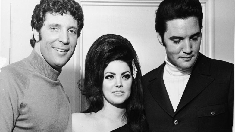 Tom Jones and Priscilla and Elvis Presley