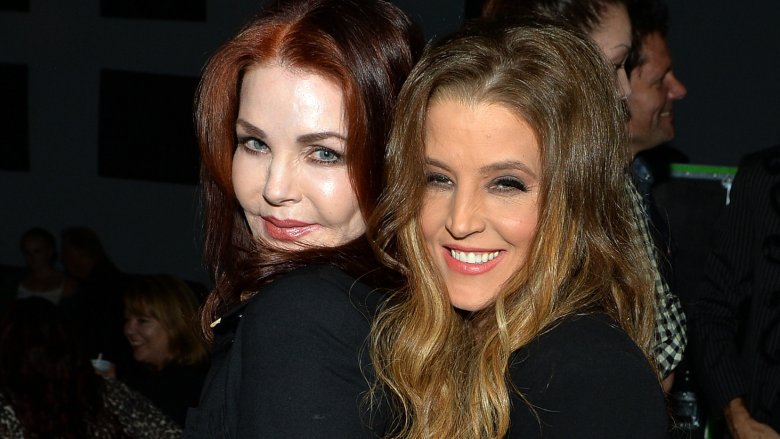 Priscilla and Lisa Marie Presley