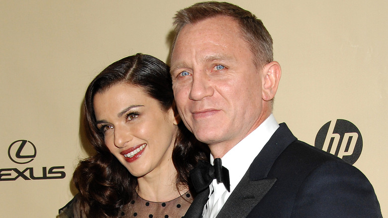 Rachel Weisz and Daniel Craig smiling