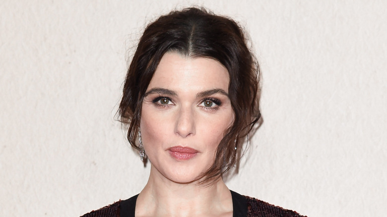 Rachel Weisz with serious expression