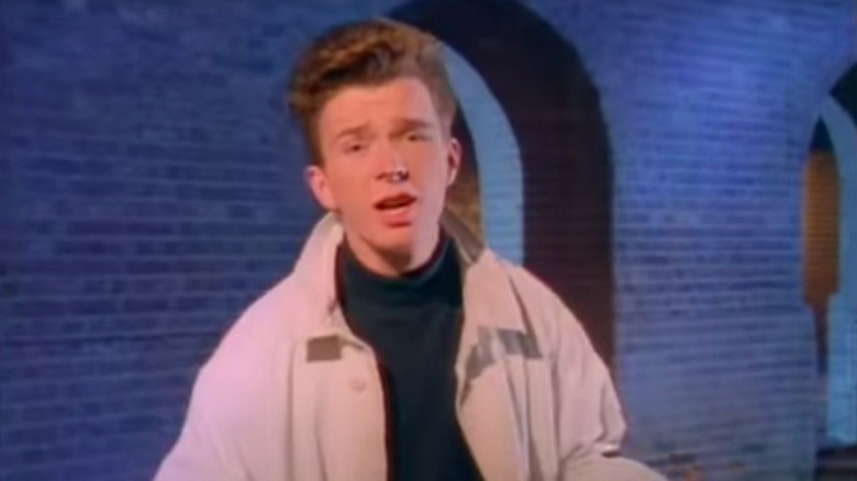 Rick Astley in Never Gonna Give You Up video