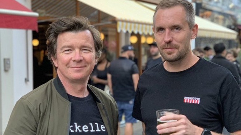 RIck Astley and Mikkeller's Mikkel Borg Bjergsø