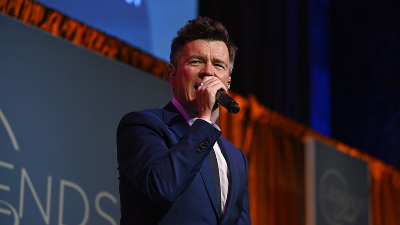 Rick Astley singing