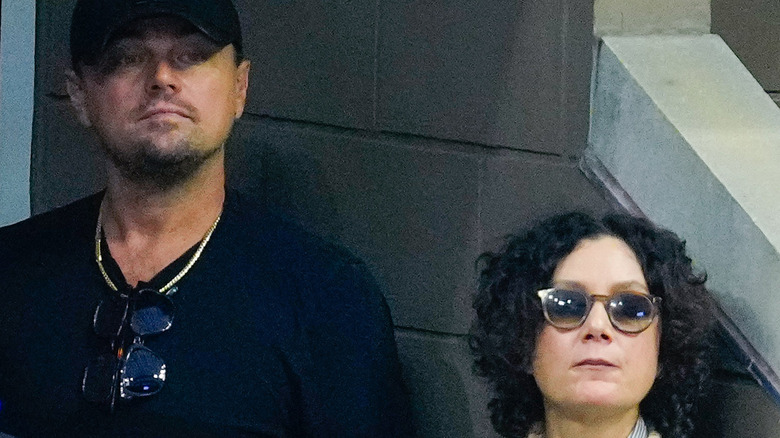 Leonardo DiCaprio and Sara Gilbert pictured together