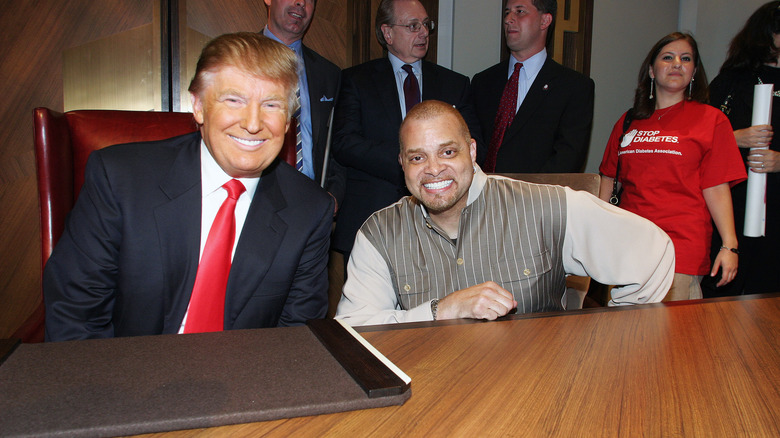 Donald Trump and Sinbad on Celebrity Apprentice