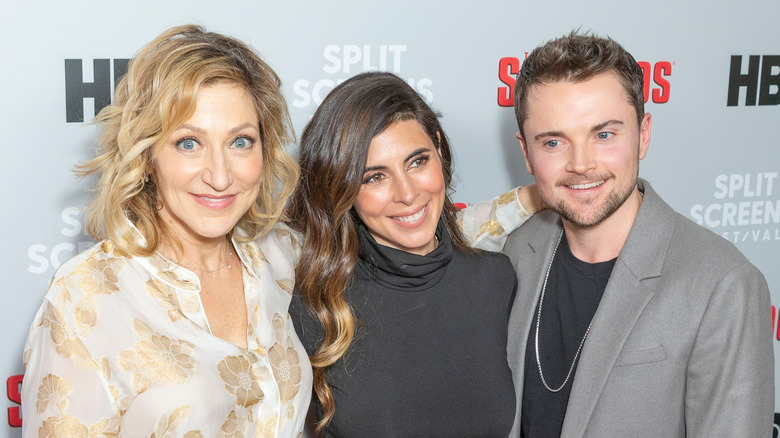 Edie Flaco, Jamie-Lynn Sigler and Robert Iler smiling