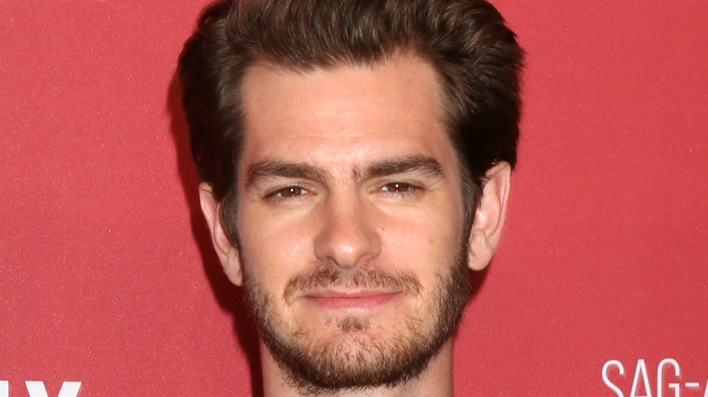 Andrew Garfield smiling