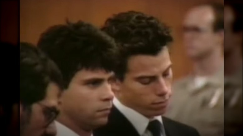 The Menendez brothers in court