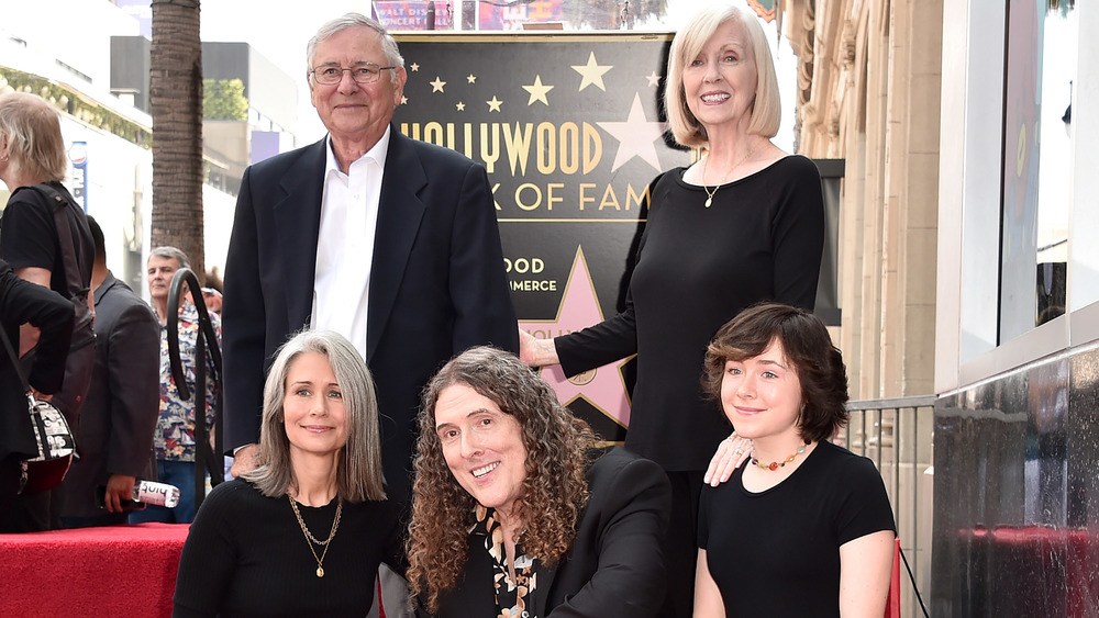 "Weird Al" Yankovic with family and parents