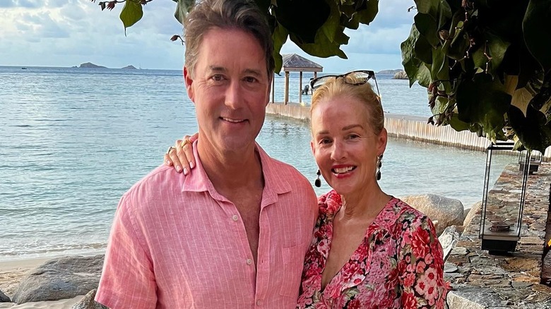 Penelope Ann Miller and James Huggins