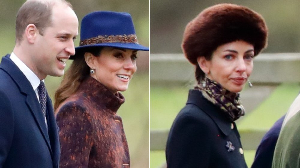 Split image of Prince William, Kate Middleton, and Rose Hanbury